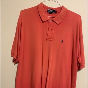 Ralph Lauren Polo salmon color.  Polo style.  Size is XL